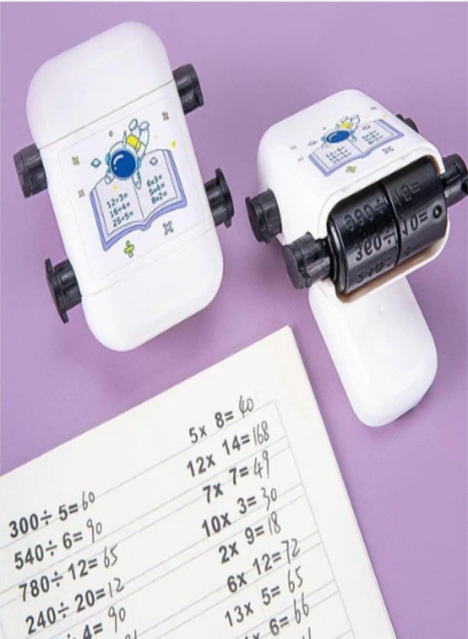 Drumstone 𝓓rumstone (𝟑𝐘𝐄𝐀𝐑 𝐖𝐀𝐑𝐑𝐀𝐍𝐓𝐘) Kids Math Learning Toy, Handheld Educational Math Board with Rotating Wheels, Multiplication & Addition Practice Tool Fun STEM Activity for Toddlers & Children - Image 2